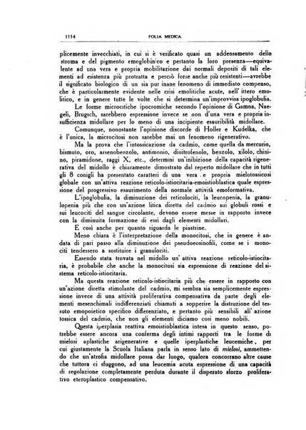 Folia medica periodico trimensile di patologia e clinica medica