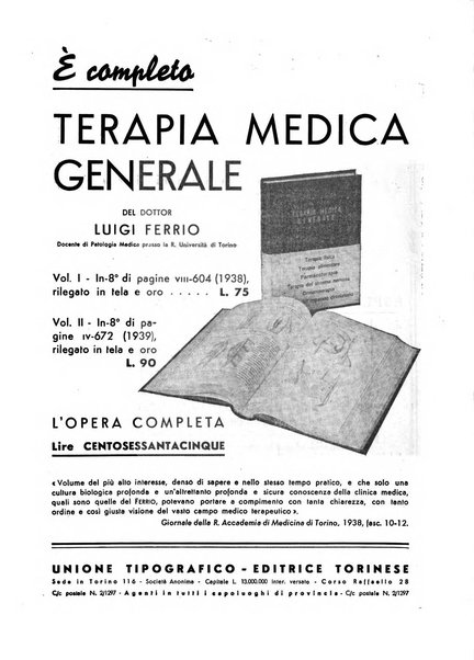 Folia medica periodico trimensile di patologia e clinica medica