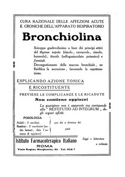 Folia medica periodico trimensile di patologia e clinica medica