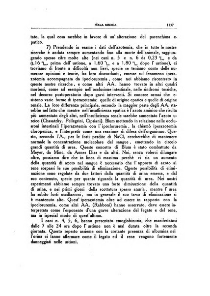 Folia medica periodico trimensile di patologia e clinica medica