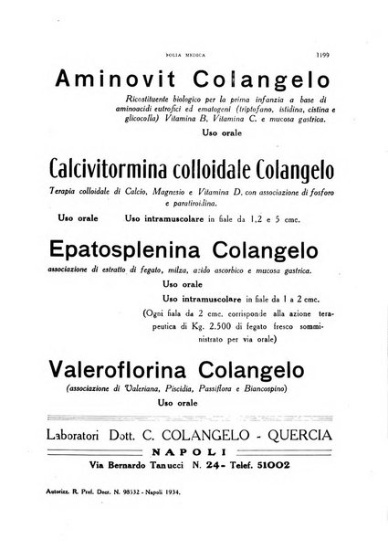 Folia medica periodico trimensile di patologia e clinica medica