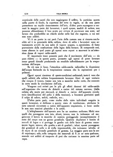 Folia medica periodico trimensile di patologia e clinica medica