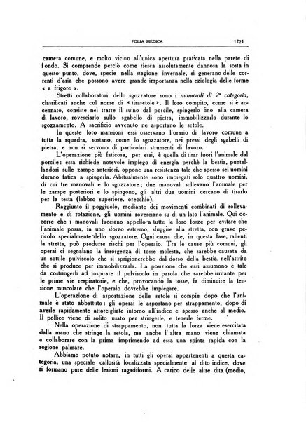 Folia medica periodico trimensile di patologia e clinica medica