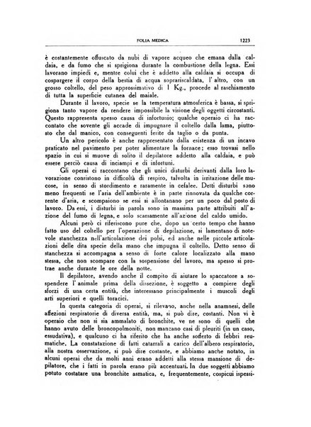 Folia medica periodico trimensile di patologia e clinica medica