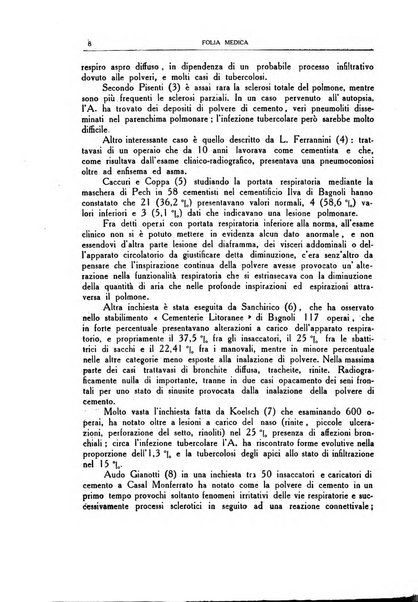 Folia medica periodico trimensile di patologia e clinica medica