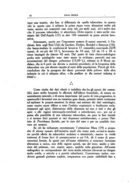 Folia medica periodico trimensile di patologia e clinica medica