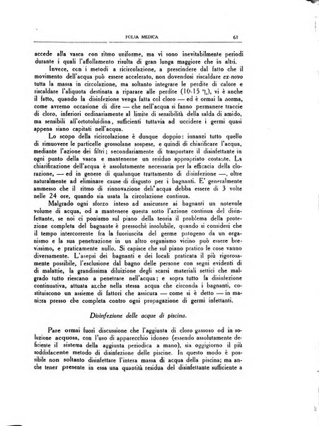 Folia medica periodico trimensile di patologia e clinica medica