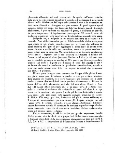 Folia medica periodico trimensile di patologia e clinica medica