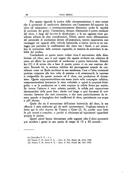 Folia medica periodico trimensile di patologia e clinica medica