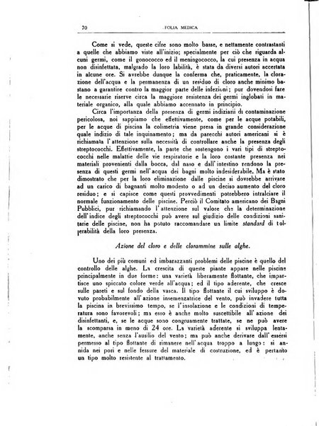 Folia medica periodico trimensile di patologia e clinica medica