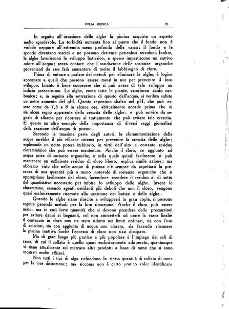 Folia medica periodico trimensile di patologia e clinica medica