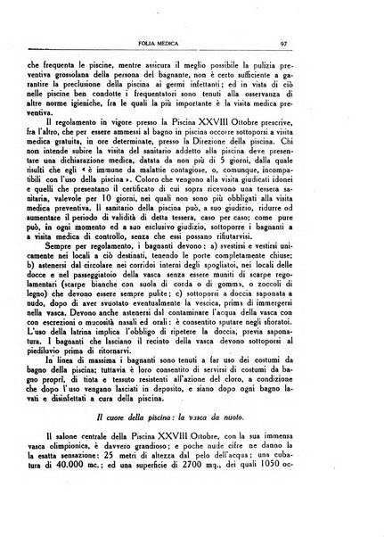 Folia medica periodico trimensile di patologia e clinica medica