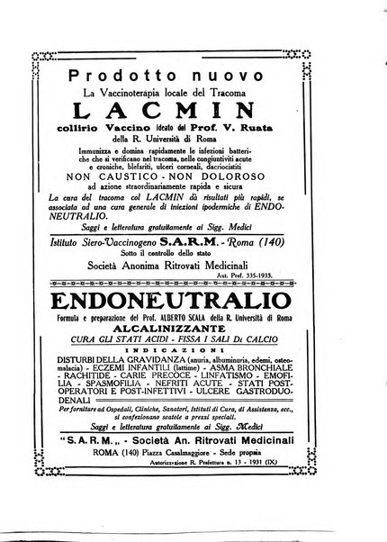 Folia medica periodico trimensile di patologia e clinica medica