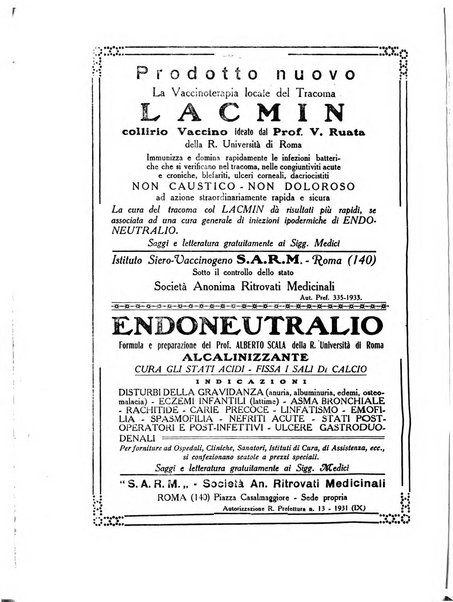 Folia medica periodico trimensile di patologia e clinica medica