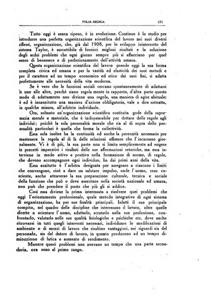 Folia medica periodico trimensile di patologia e clinica medica