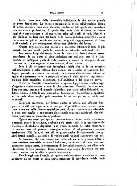 Folia medica periodico trimensile di patologia e clinica medica