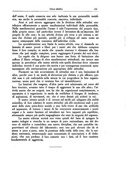 Folia medica periodico trimensile di patologia e clinica medica