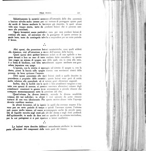 Folia medica periodico trimensile di patologia e clinica medica