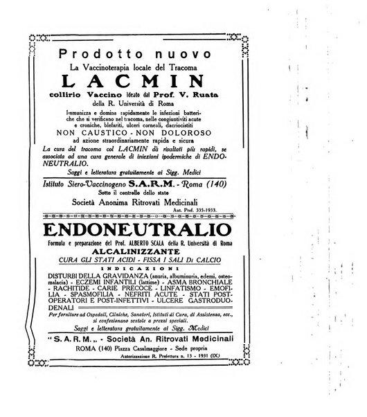 Folia medica periodico trimensile di patologia e clinica medica