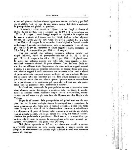 Folia medica periodico trimensile di patologia e clinica medica