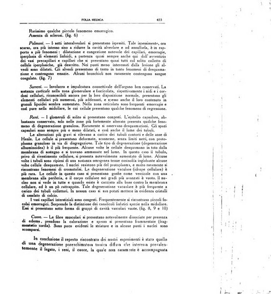 Folia medica periodico trimensile di patologia e clinica medica