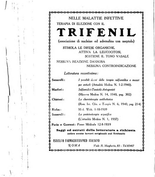 Folia medica periodico trimensile di patologia e clinica medica