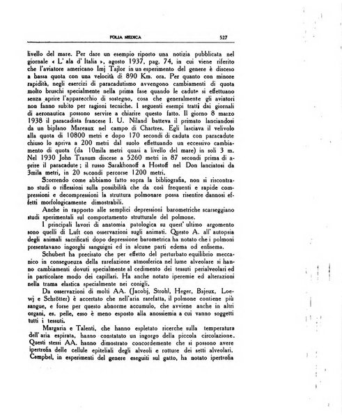 Folia medica periodico trimensile di patologia e clinica medica