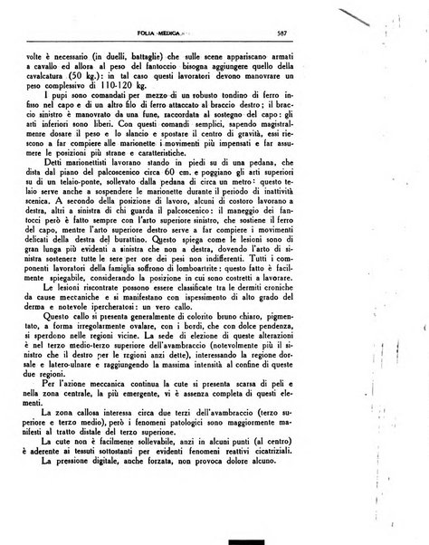 Folia medica periodico trimensile di patologia e clinica medica