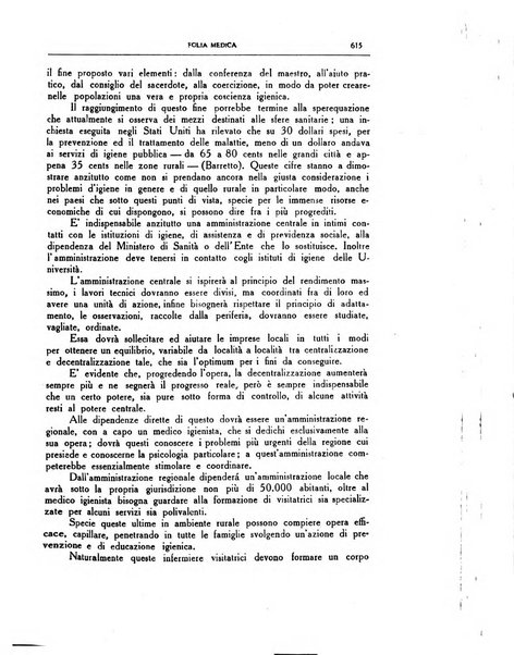 Folia medica periodico trimensile di patologia e clinica medica