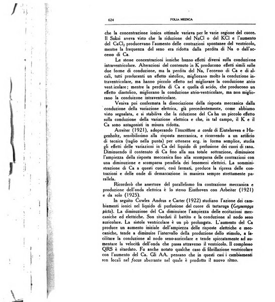 Folia medica periodico trimensile di patologia e clinica medica