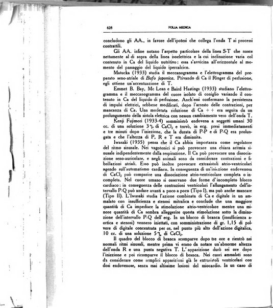 Folia medica periodico trimensile di patologia e clinica medica