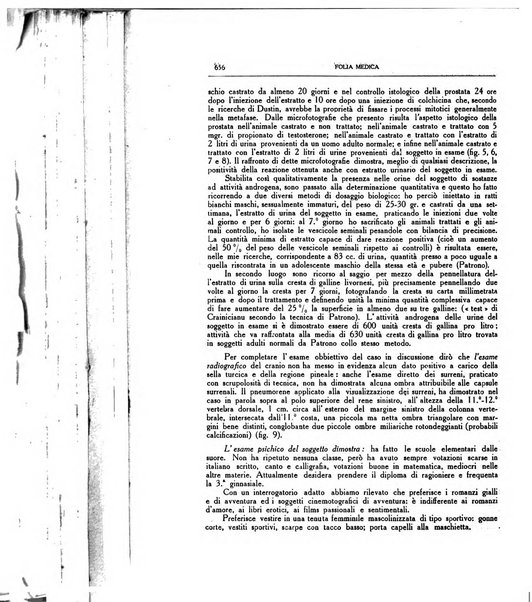 Folia medica periodico trimensile di patologia e clinica medica