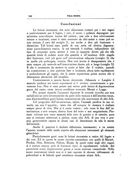 Folia medica periodico trimensile di patologia e clinica medica