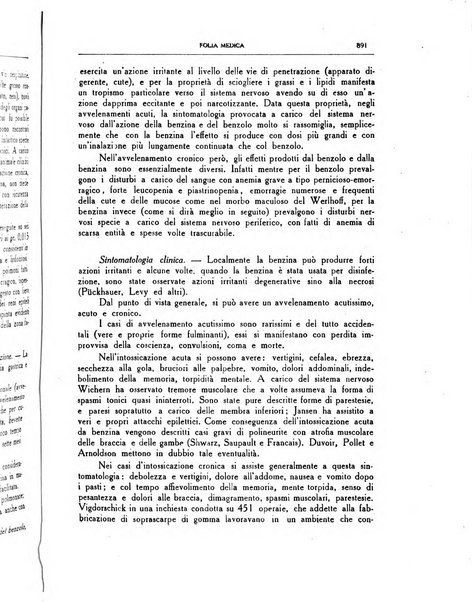 Folia medica periodico trimensile di patologia e clinica medica