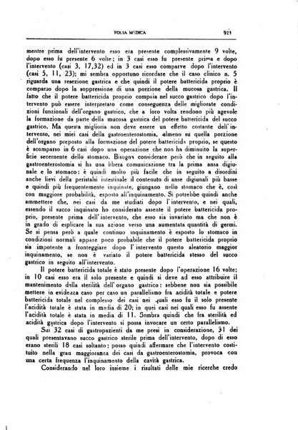 Folia medica periodico trimensile di patologia e clinica medica