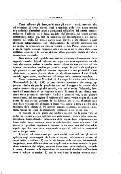 Folia medica periodico trimensile di patologia e clinica medica