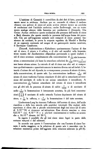 Folia medica periodico trimensile di patologia e clinica medica