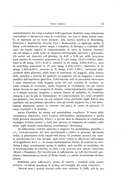 Folia medica periodico trimensile di patologia e clinica medica