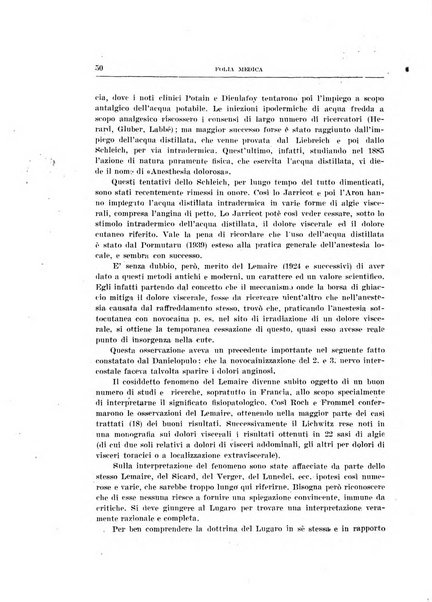 Folia medica periodico trimensile di patologia e clinica medica