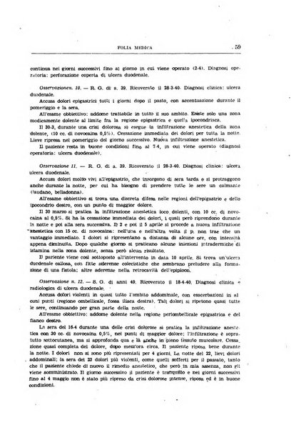 Folia medica periodico trimensile di patologia e clinica medica