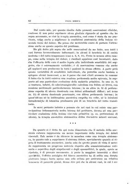 Folia medica periodico trimensile di patologia e clinica medica