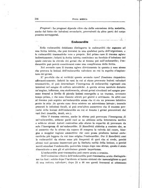 Folia medica periodico trimensile di patologia e clinica medica