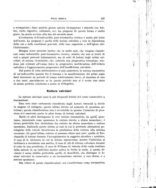 Folia medica periodico trimensile di patologia e clinica medica