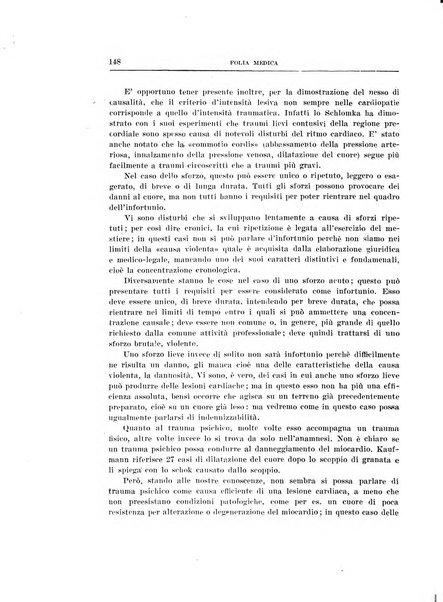 Folia medica periodico trimensile di patologia e clinica medica