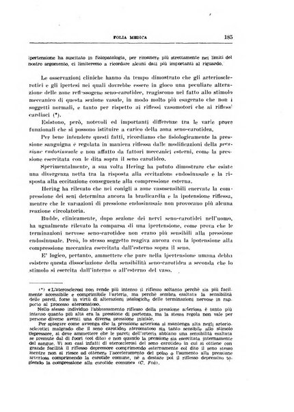 Folia medica periodico trimensile di patologia e clinica medica