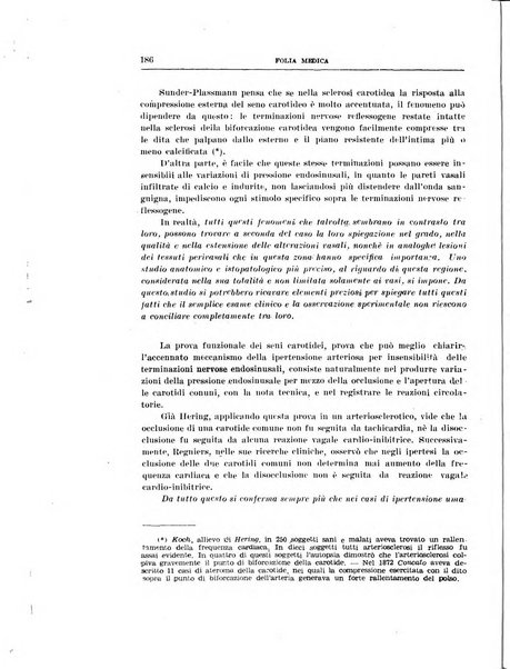 Folia medica periodico trimensile di patologia e clinica medica