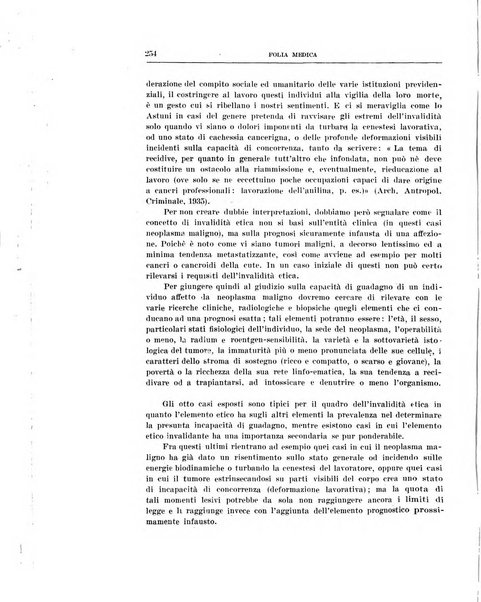 Folia medica periodico trimensile di patologia e clinica medica