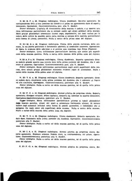 Folia medica periodico trimensile di patologia e clinica medica