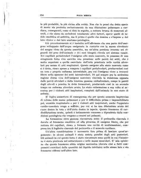 Folia medica periodico trimensile di patologia e clinica medica