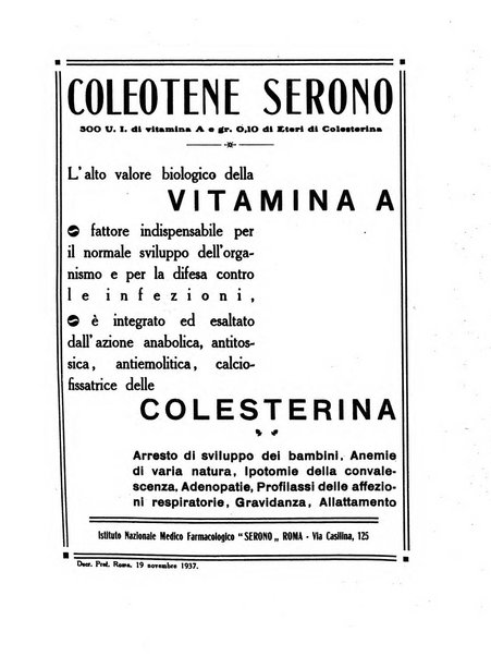 Folia medica periodico trimensile di patologia e clinica medica